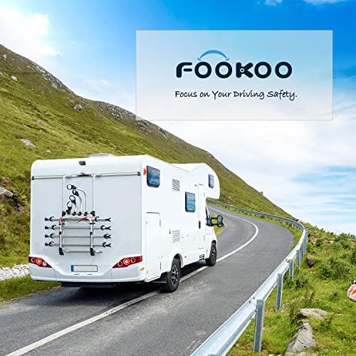 Fookoo 9 1080p Wired Backup Camera For Bus/Truck/Trailer/RV/Camper/Pith Wheel, Full/Dual/Trip/Quad Split Monitor со линии за паркирање