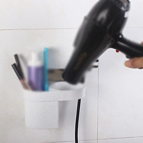 UXZDX решетката за фен за коса без удар, складирање бања за бања за коса за коса, висина за бања за полиња за коса