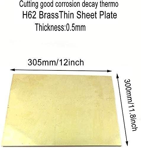 Дебелина на плочата за експерименти со плочки од метал со листови со чинија со листови од Nianxinn, со дебелина од листови за експерименти од 0,5 мм, ширина 300мм/ 11,8inch, дол?