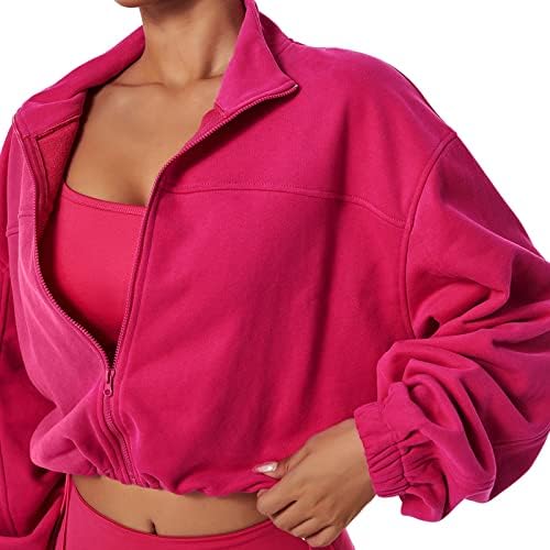 Cokuera женски модни обични палта на отворено долги ракави солидна боја џемпери врвен елегантен патент со висока јака јакна Outcoat