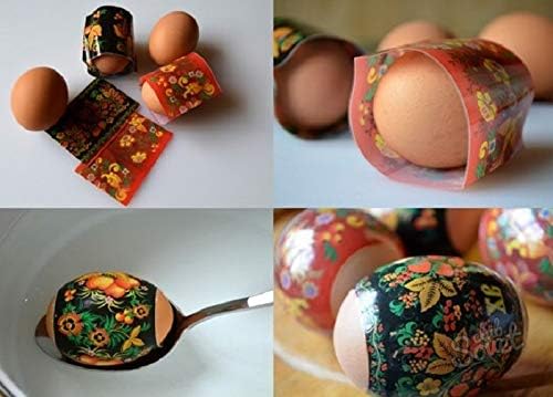Украински велигденски јајца - Велигденски ракави со јајца - Велигденски омоти за јајца - Велигденски обвивки за смалување на јајце - обвивки