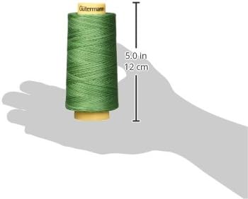 Гутерман природна памучна нишка разновидна, 3281-двор, зеленило зелено
