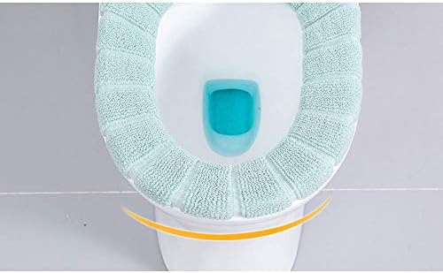 Зукеемтд, капакот на тоалетот, задебелена машина што може да се мие меко топло кадифено капаче за тоалетно седиште, сина