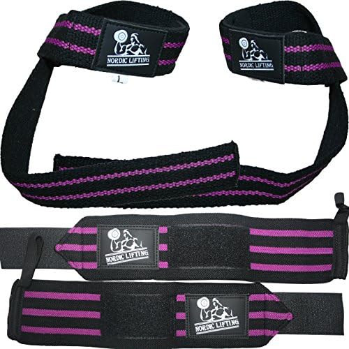 Обвивки за зглобови и Ремени За Подигнување Пакет - Виолетова Пакет Со Слем Топка 15лб