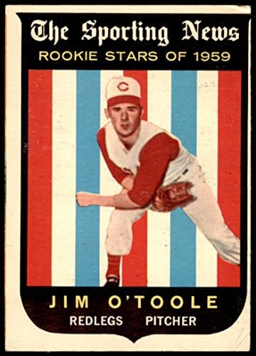 1959 Топпс # 136 Jimим О'Тули Синсинати црвени добро црвени