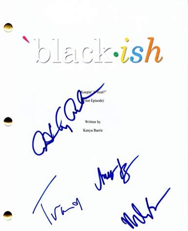 Ентони Андерсон, Трејси Елис Рос +2 потпишано автограмско црно-црно црно-скрипта