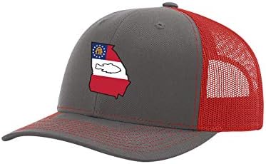 Сè е во врска со јужното знаме, исполнета со држава Georgiaорџија со капа за камиони со риби