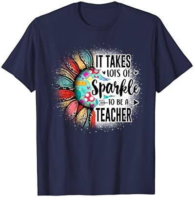 Потребно е многу искра да се биде учител со маица од сончоглед