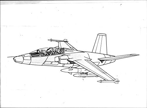 Гроздобер фотографија на илустрација на Сааб А38 со роботи од галеб и лов