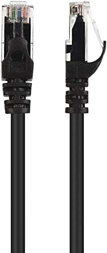 Кабел Работи 5-Пакет Snagless Краток Cat6 Етернет Кабел Во Црно 3 стапки &засилувач; USB 3.1 до 4-Порта Gigabit Ethernet Прекинувач