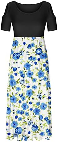 Дневни фустани за жени есен летен краток ракав надвор од бродот Врати Макси долги фустани дами облека 03