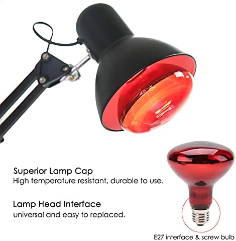 Heitign инфрацрвена светлина во близина на инфрацрвена црвена ламба Третирајте ја топлинската ламба со држач за олеснување на болката во зглобовите
