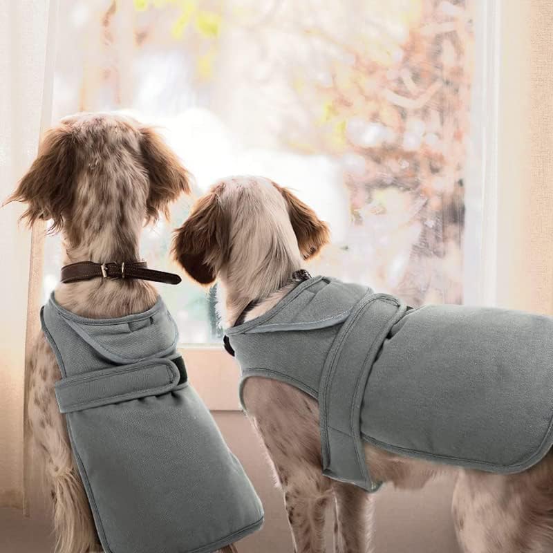 Ладно време кучиња палто зимско куче топло руно јакна ветерно -облека за кучиња елек за мали средни големи кучиња црна XL