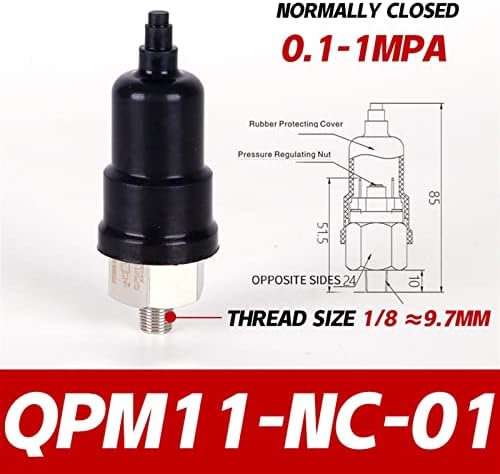 QPM11-NC / QPM11-NO 01 02 MICROST PRESSOUCTION STASTABLEAIR прекинувач за притисок за хидраулична дијафрагма автоматски контролер