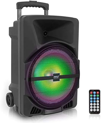 Безжичен преносен систем за звучни звуци -1200W Bluetooth и преносен систем за безжичен микрофон VHF - Професионална батерија