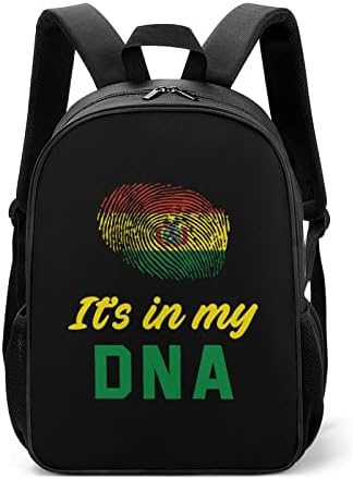 Боливијан е во мојот ДНК унисекс ранец лесен ден за модна торба со рамо со џебови со шише со вода