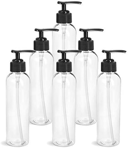 Гранд парфими празни 4 мл чисти пластични шишиња за диспензери со сапун со пумпи за бели лосиони, за гел, сапун, шампон, лосион за тело, крем,