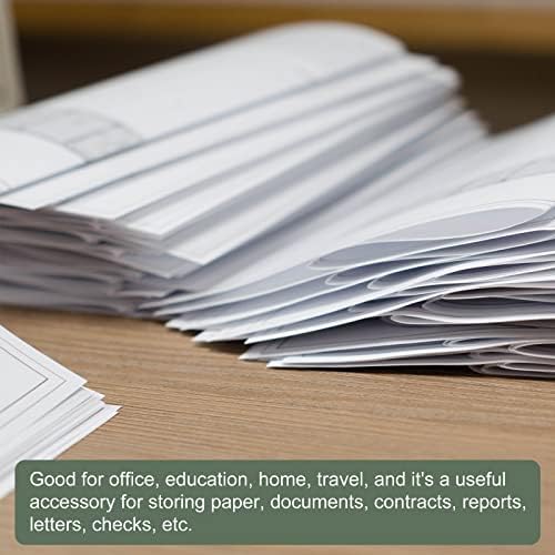 Јокиве 5 Пакет Папки Со Датотеки, Исчисти Плик Со Датотеки А4 | Пластични Џебови За Документи Со Јаже, Одлично За Канцелариски Материјали