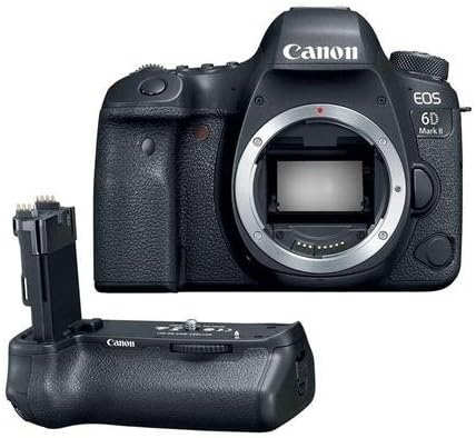 Canon EOS 6D Марк II Wi-Fi Дигитален SLR Тело На Камерата СО BG-E21 Зафат На Батеријата