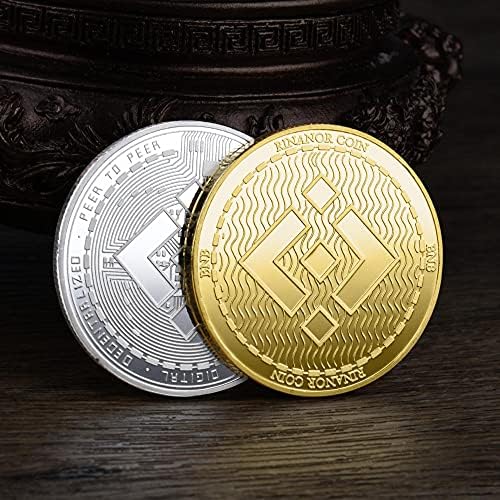 Комеморативна Монета Позлатена Дигитална Виртуелна Монета Комеморативна Криптовалута 2021 Монета Со Ограничено Издание Со Заштитна Обвивка