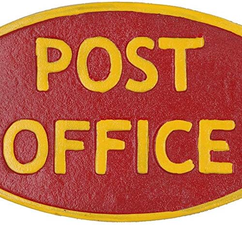 Алатки Алатки Пошта за леано железо знак Плакета wallидна кралска пошта врата во продавница во Велика Британија куќа куќа куќа