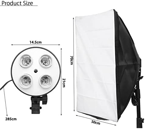 Комплет за фотографски осветлување DSFEOIGY 4 држач за ламби за приклучок 1,6 * 3M позадина на платформа за платформа за платформа за платформа