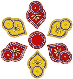 Генерички повеќебојни акрилни ранголи за домашна канцеларија Дивали Индиски фестивали Декорација Традиционална издржана со украси на подови