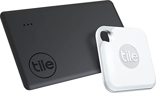 Tile Pro & Tile Slim Combo - Bluetooth trackers со високи перформанси и локатори на предмети за клучеви, паричници, далечински управувачи