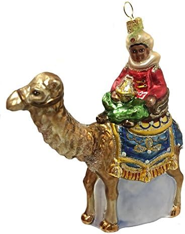 Три кралеви кои се возат камили за рожби на камили, лак за елки за елка