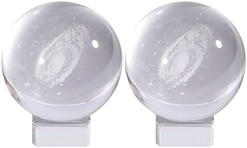 Кристална топка карактеристична 2 парчиња кристална топка карактеристична стилска уникатна табела украс дома украс десктоп декорација