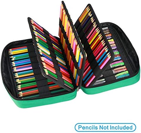 Youshares 220 слотови во боја на молив, 145 слотови гел пенкала за организатор на куќи за боење, корисен држач за повеќеслојни молив во боја