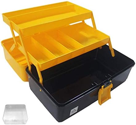 Организатор на кутии со алатки и пластична алатка за складирање со послужавник и дели 3-слој мултифункционално преносно за багажникот