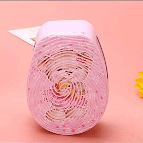 Yfqhdd розова балетска музичка кутија пластична кутија за накит девојче рингишпил рачно искривена светлечка музичка кутија механизам подарок