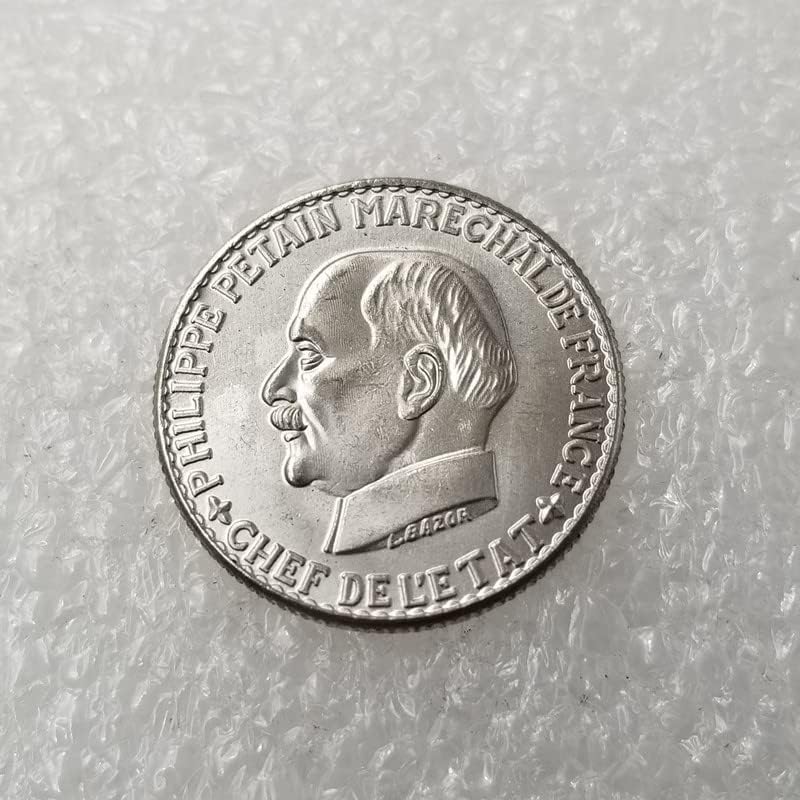 АВЦИТИ Антички Занаети 1941 француски Сребрен Долар Монета Копија Комеморативна Монета Монета Во Странска Валута