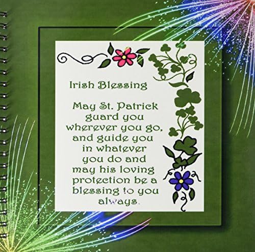 3Drose DB_11697_2 Ирска книга за меморија за благослови, 12 од 12-инчи