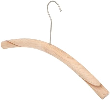 Кабилок 3 парчиња дрвени закачалки за закачалки за здолништа панталони решетки за решетки со повеќе закачалки за дрвени закачалки за облека