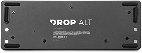 Drop Alt Mechanice тастатура-65% тастатура за игри, прекинувачи за топла размавта, програмабилни макроа, LED-осветлување RGB LED, USB-C, DoubleShot