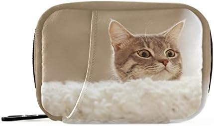 Наинла симпатична мачка со животински пилули 7 дневна таблета за пилули Организатор торба со држач за патент пилула Преносен