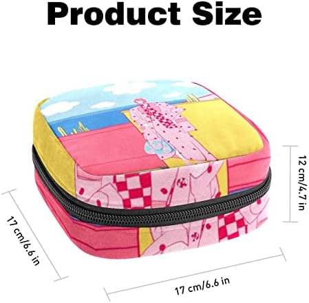 Торбичка за складирање на салфетка од салфетка Оријукан, торбичка за менструална чаша, преносни санитарни салфетки за чување торби за