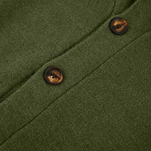 Dudubaby cardigan џемпери за мажите случајни шал -копче со долг ракав нагоре плетени џемпери