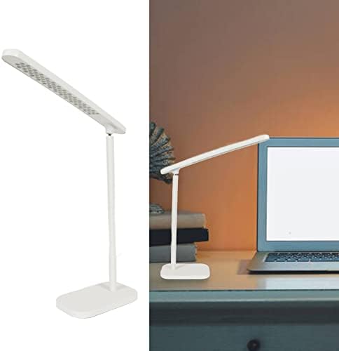 Hilitand LED биро ламба со USB порта за полнење, затемнето 3 режими Контрола на допир за читање на работната маса за канцеларија за читање