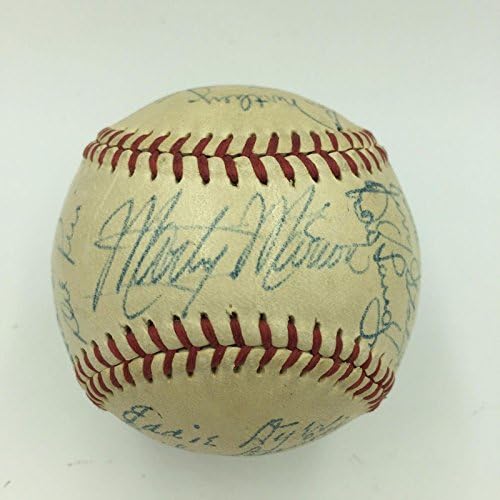 Убави 1948 Тимот На Сент Луис Кардинали Потпиша Бејзбол Стен Мусијал ЈСА Коа-Автограмирани Бејзбол Топки