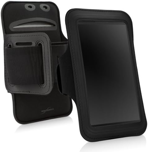 Case Boxwave Case компатибилен со NUU Mobile A5L+ - Спортски амбранд, прилагодлива амбалажа за тренинг и трчање за NUU Mobile