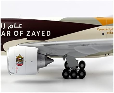 Модели На Авиони APPLICE 1:200 За Авиони Etihad B777-200lrfa6-Модел На Авиони Од Легура DDE Минијатурна Декорација Графички Дисплеј