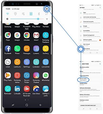 Приклучок За Приклучок Mmobiel Компатибилен Со Samsung Galaxy Note 8 2017-Порта За Полнење-Порта За Слушалки/Замена На Микрофон-Тип
