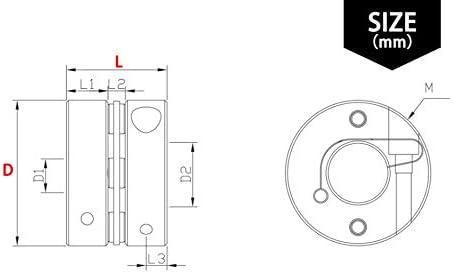 Основни кутии за мобилни телефони CNC делови за купелер на дискови за спојување за серво чекор мотор Внатрешен стегач Дијафрагма