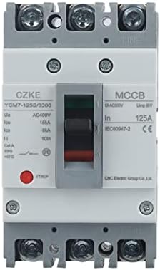 NYCR YCM7-125S/3300 3P 125A AC400V 15KA MCCB обликуван случај на прекинувач за соларни прекинувачи