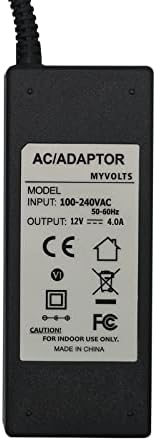 MyVolts 12V Адаптер за напојување компатибилен со/замена за BT YouView 91-00438 Freeview Box - американски приклучок