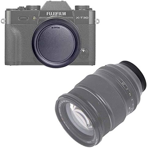 Fuji x предно капаче на телото и капакот на капакот на задниот леќа за Fujifilm x-T5 x-T4 X-T3 x-T1 X-T2 X-S10 X-T30 X-T20 X-T10 X-H2 X-H2S X-H1