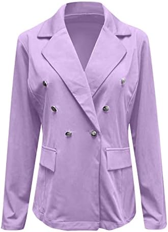 Fragarn женски зимски палта женски моден темперамент цврста боја тенок, фит двојна града, врвна јакна